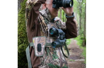Image of Cotton Carrier CCS G3 Camera Harness For 1 Camera &amp; 1 Binocular, Camo, One Size, 944CAMO