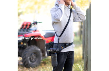 Image of Cotton Carrier Slingbelt Carrier w/Tether, Grey, One Size, 500CBS