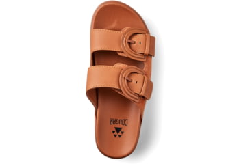 Image of Cougar Pepa Suede Sandal - Womens, Cognac, 6, Pepa-SL-Cognac-6