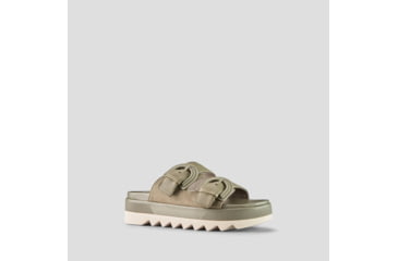 Image of Cougar Pepa Suede Womans Sandals, Olive, 10, Pepa-SL-Olive-10