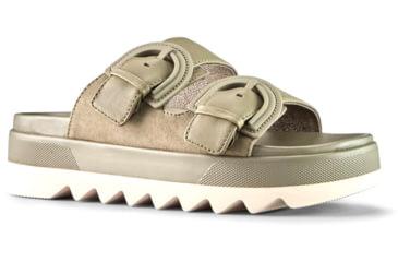Image of Cougar Pepa Suede Womans Sandals, Olive, 11, Pepa-SL-Olive-11
