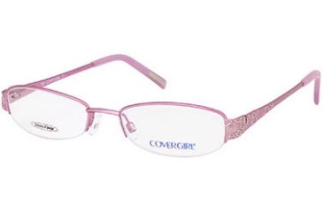 Image of Cover Girl CG0384 Eyeglass Frames - Shiny Pink Frame Color