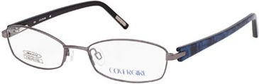 Image of Cover Girl CG0386 Eyeglass Frames - Shiny Gun Metal Frame Color