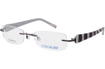 Image of Cover Girl CG0389 Eyeglass Frames - Shiny Gun Metal Frame Color