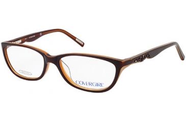 Image of Cover Girl CG0393 Eyeglass Frames - Dark Brown Frame Color