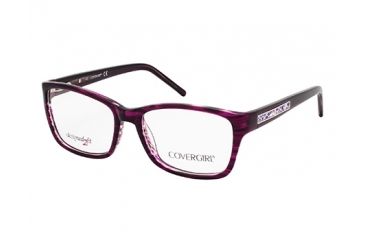 Image of Cover Girl CG0434 Eyeglass Frames - Shiny Violet Frame Color