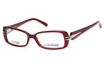 Image of Cover Girl CG0451 Eyeglass Frames - Shiny Red Frame Color