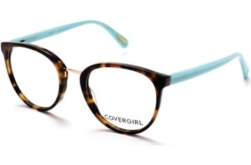 Image of Cover Girl CG0471 Eyeglass Frames - Dark Havana Frame Color, Dark Havana Lens Color
