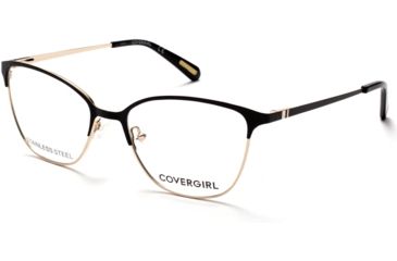 Image of Cover Girl CG0472 Prescription Eyeglasses - Black Frame, 54 mm Lens Diameter CG047254005