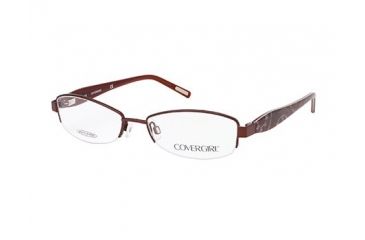Image of Cover Girl CG0501 Eyeglass Frames - Shiny Dark Brown Frame Color
