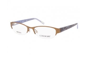Image of Cover Girl CG0517 Eyeglass Frames - Matte Dark Brown Frame Color