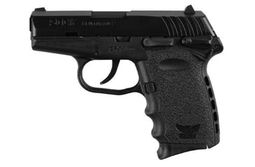 Image of SCCY Industries CPX-1 Pistol, 9mm Luger, 3.1in barrel, black polymer frame, integrated polymer grip, recoil operated semi-automatic, 3-dot adjustable, 10 round magazine, SCCY-CPX-1-9MM-3.1-1-FRRMPG