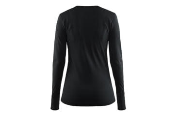 Image of Craft Active Comfort Roundneck Longsleeve - Women's -Black Melange-Large 1903714-9999-L