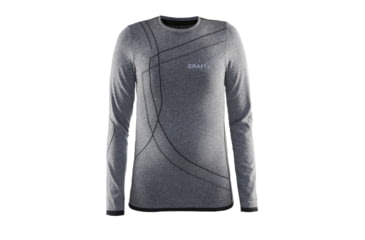 Image of Craft Active Comfort Roundeneck Long Sleeve Junior - Boys -Black-Large