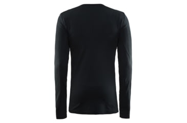 Image of Craft Active Comfort Roundneck Long Sleeve, Black Solid, Small 1903716-B199-S