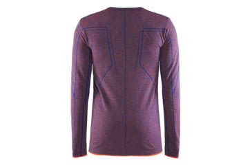 Image of Craft Active Comfort Roundneck Long Sleeve, Soul/Flourange, Large 1903716-B386-L