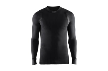 Image of Craft Active Extreme 2.0 Crewneck Longsleeve - Men's-Black-Small