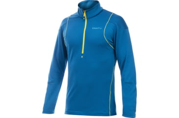Image of Craft E Shaped Lightweight Pullover - Men's-Galaxy/Strike/Ocean-Small