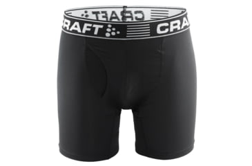 Image of Craft Greatness Boxer 6 in - Men's-Black/White-Small