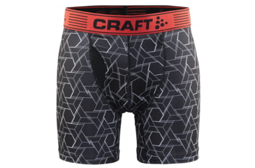 Image of Craft Greatness Boxer 6 in - Men's-Caleido BW/Drama-Small