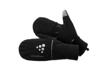 Image of Craft Hybrid Weather Glove-Black-Large
