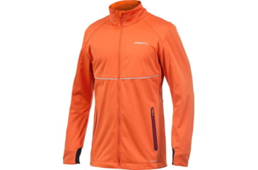 Image of Craft Performance Cross Country PXC Light Softshell Jacket - Men's-Spice/Magma-Medium