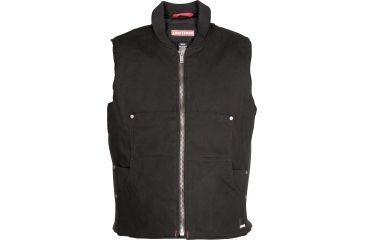 Image of Craftsman Lined Duck Vest Black, Medium 17105-M