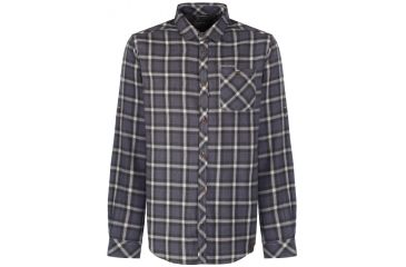 Image of Crag Hoppers Howard Long Sleeve Check Shirt - Men's -Windsor Blue Marl-X-Large