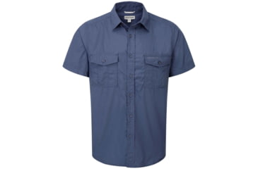Image of Crag Hoppers Kiwi Short Sleeve Shirt - Men's -Dark Indigo-Small