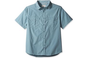 Image of Crag Hoppers Kiwi Short Sleeve Shirt - Men's -Lake Blue-Small
