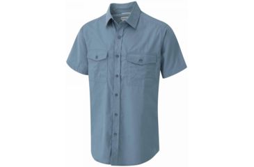 Image of Crag Hoppers Kiwi Short Sleeve Shirt - Men's -Provincial Blue-Medium
