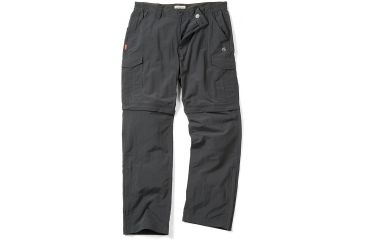 Image of Crag Hoppers Nat Geo Nosilife Convertible Trouser - Men's-Black Pepper-34 Waist-Regular Inseam