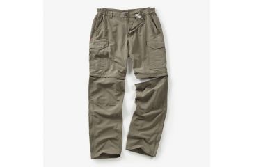 Image of Crag Hoppers Nat Geo Nosilife Convertible Trouser - Men's-Pebble-34 Waist-Short Inseam