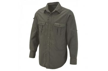 Image of Nat Geo Nosilife Long Sleeve Shirt - Mens-Dark Khaki-X-Large