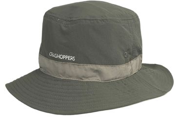 Image of Crag Hoppers NosiLife Jungle Hat -Dark Khaki/Pebble-S/M