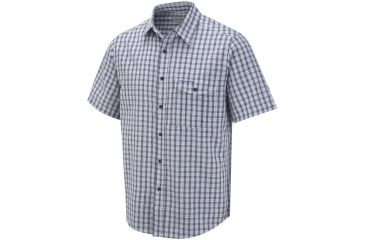 Image of Crag Hoppers Seersucker Shirt - Men's -Blue Check-Small