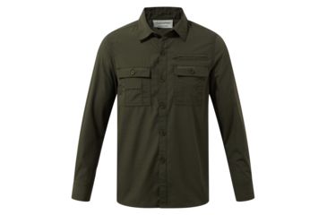 Image of Craghoppers Adv Trek Long Sleeve Shirt, Dk Khaki, 5-6, CKS014-2ATC05