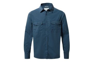Image of Craghoppers Kiwi Long Sleeve Shirt, Faded Indigo, S, CMS338-1VE50
