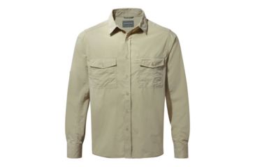 Image of Craghoppers Kiwi Long Sleeve Shirt, Oatmeal, XXL, CMS338-70U90