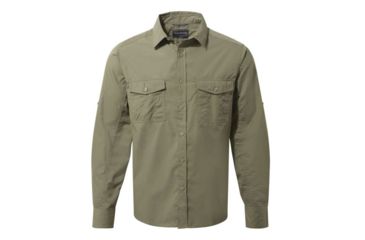 Image of Craghoppers Kiwi Long Sleeve Shirt, Pebble, L, CMS338-62A70