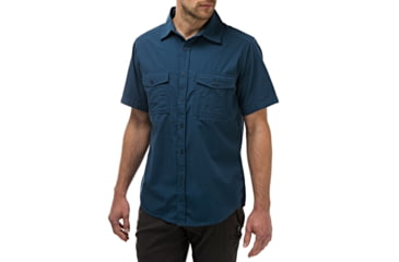 Image of Craghoppers Kiwi Short Sleeve Shirt, Faded Indigo, XXXXL, CMS339-1VE96