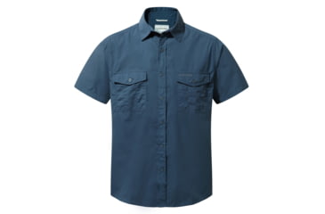 Image of Craghoppers Kiwi Short Sleeve Shirt, Faded Indigo, XXXXL, CMS339-1VE96