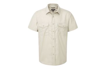 Image of Craghoppers Kiwi Short Sleeve Shirt, Oatmeal, XXXXL, CMS339-70U96