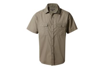 Image of Craghoppers Kiwi Short Sleeve Shirt, Pebble, M, CMS339-62A60