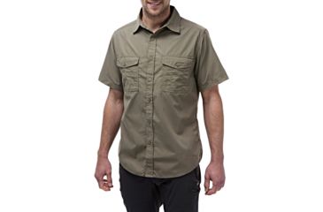 Image of Craghoppers Kiwi Short Sleeve Shirt, Pebble, XXXL, CMS339-62A95
