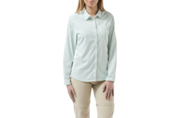 Image of Craghoppers NL Adoni Long Sleeve Shirt, Seaspray, 14, CWS468-9JE18L