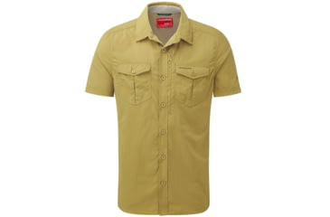 Image of Craghoppers NL Adv Short Sleeve Shirt, Light Olive, XXL, CMS530-7G090