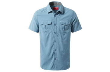Image of Craghoppers NL Adv Short Sleeve Shirt, Smoke blue, XL, CMS530-51380