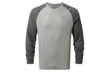 Image of Craghoppers NLife Bayame Long Sleeve T, BlkPMrl/SGMl, XXL, CMT876-7UA90