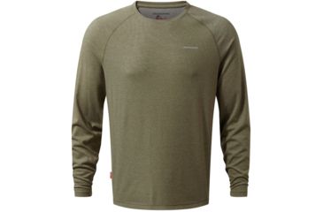 Image of Craghoppers NLife Bayame Long Sleeve T, Kangaroo Mrl, XL, CMT876-71V80